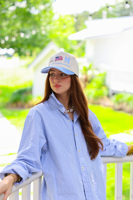 GO AMERICA, IT'S YOUR BIRTHDAY CANVAS CAP
