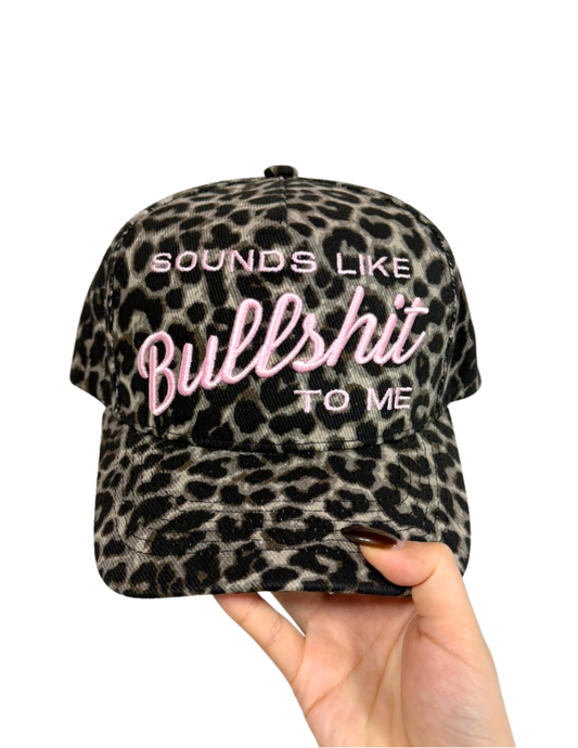 SOUNDS LIKE BULLSHIT TO ME TRUCKER HAT | CANVAS CAP