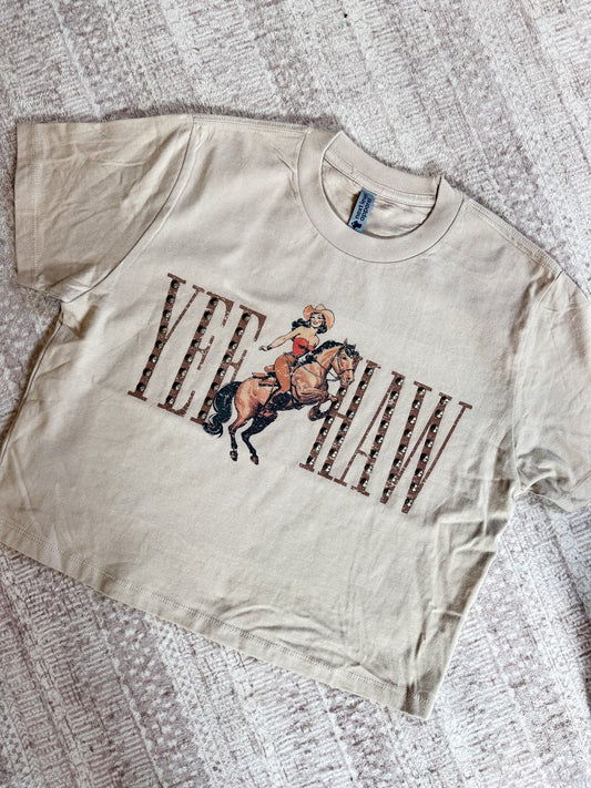 YEEHAW COWGIRL TEE
